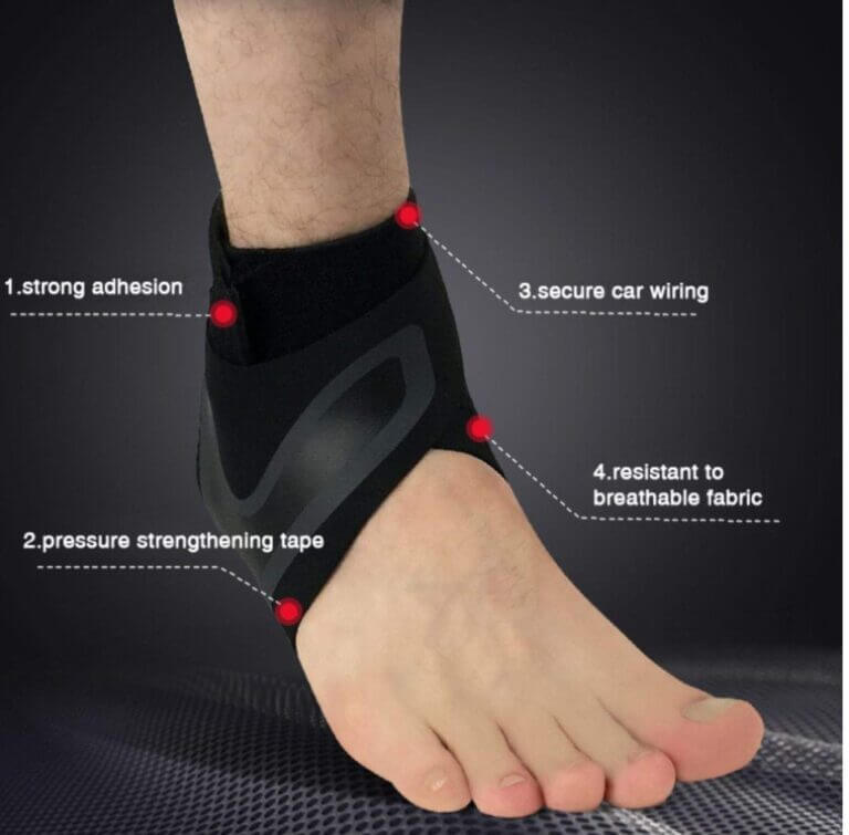 Adjustable Ankle Support Brace Strap