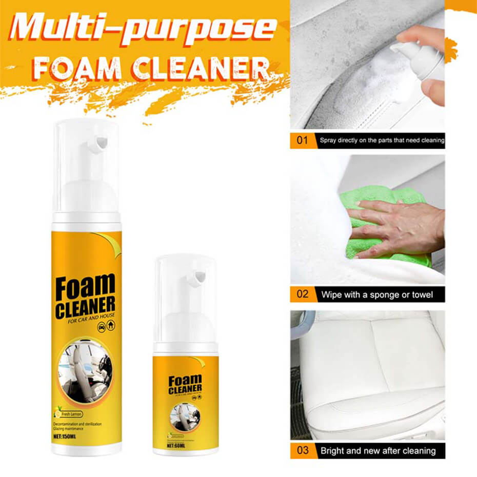 Multi-Purpose Like Carpet, Fabric, Leather, Etc. Foam Cleaner