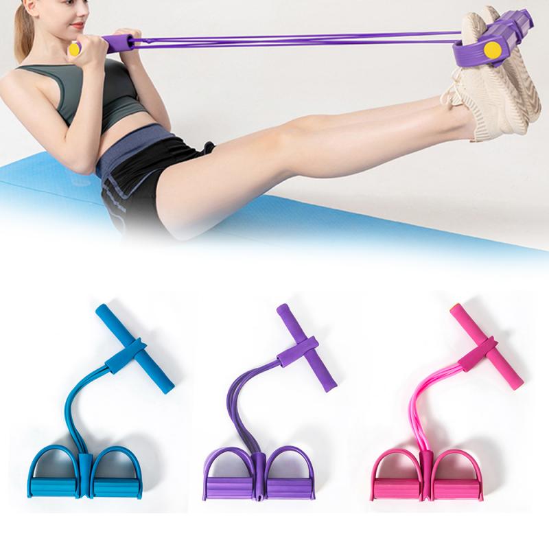 4 TUBE FITNESS RESISTANCE BANDS