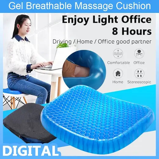 Breathable Silicone Gel Cushion Anti Decubitus Pain Relief