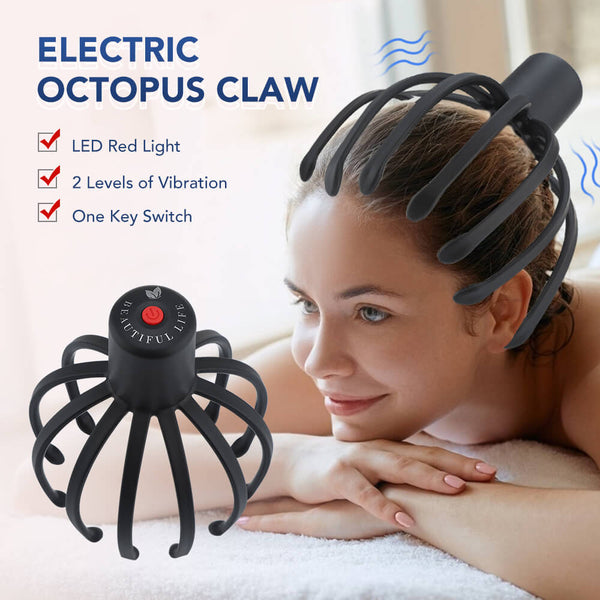 Electric Octopus Claw Scalp Massager Anti-stress Relief